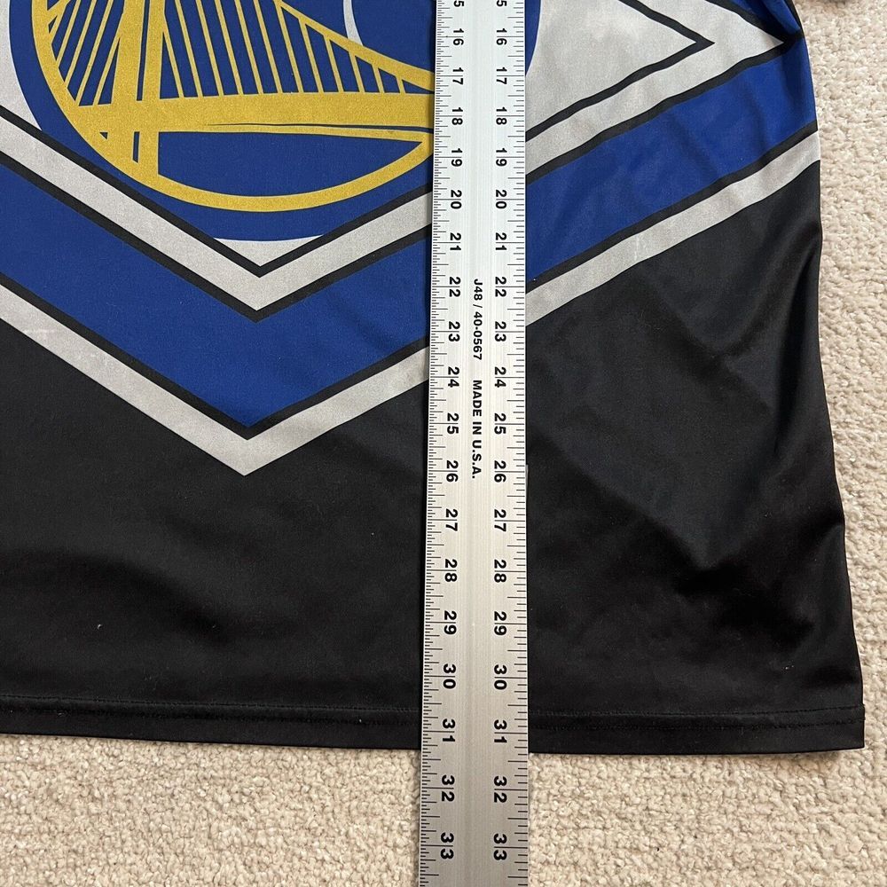Golden State Warriors Shirt Men White Yellow Spell Out NBA Sz XL - Picture 7 of 9